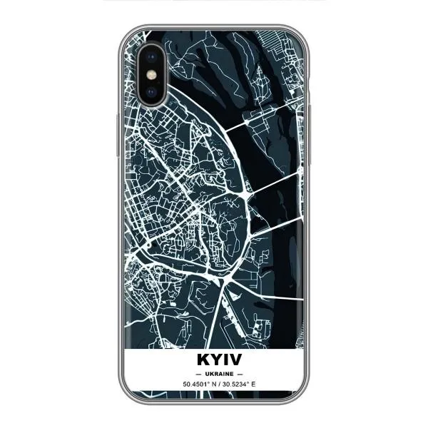 Чехол с принтом «Киев» для iPhone Xs