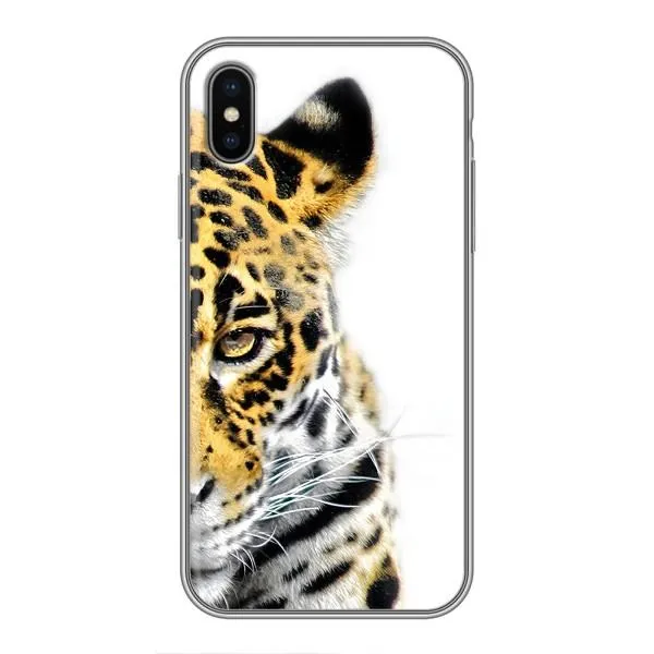 Чехол с принтом «Леопард» для iPhone Xs
