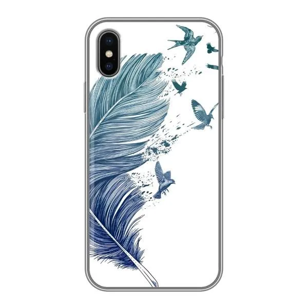 Чехол с принтом «Перышко» для iPhone Xs Чехол с принтом «Перышко» для iPhone Xs