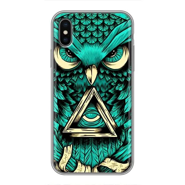 Чохол з принтом «Сова з оком» для iPhone Xs Чохол з принтом «Сова з оком» для iPhone Xs
