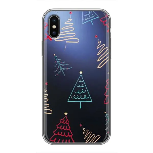 Чехол с принтом «Рождественские елки» для iPhone Xs Чехол с принтом «Рождественские елки» для iPhone Xs