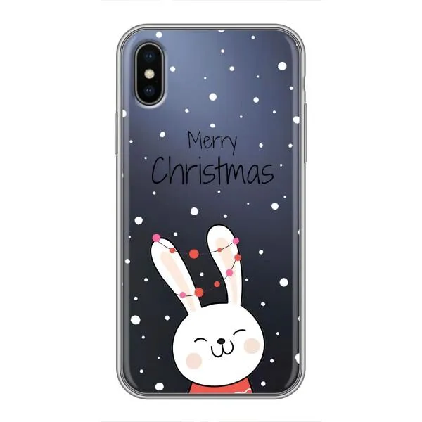 Чехол с принтом «Рождественский заяц» для iPhone Xs Чехол с принтом «Рождественский заяц» для iPhone Xs