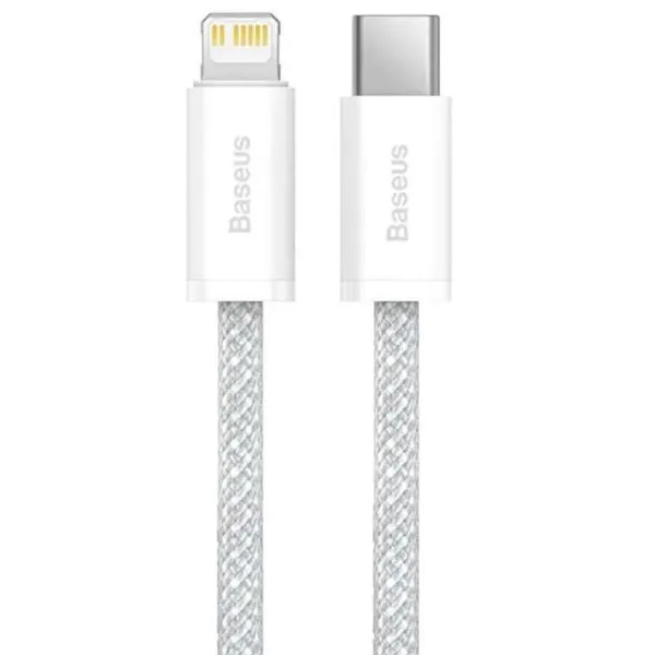 Дата кабель Baseus Dynamic Series Type-C to Lightning 20W (1m) (CALD000002) — Белый — фото 4