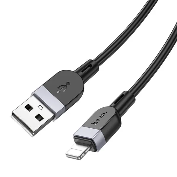 Дата кабель Hoco X109 Energy silicone USB to Lightning (1m) — Черный — фото 3
