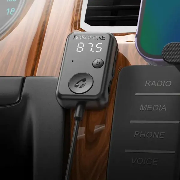 Bluetooth аудио ресивер Borofone BC49 June (USB-A) — Черный — фото 5 Bluetooth аудио ресивер Borofone BC49 June (USB-A) — Черный — фото 5