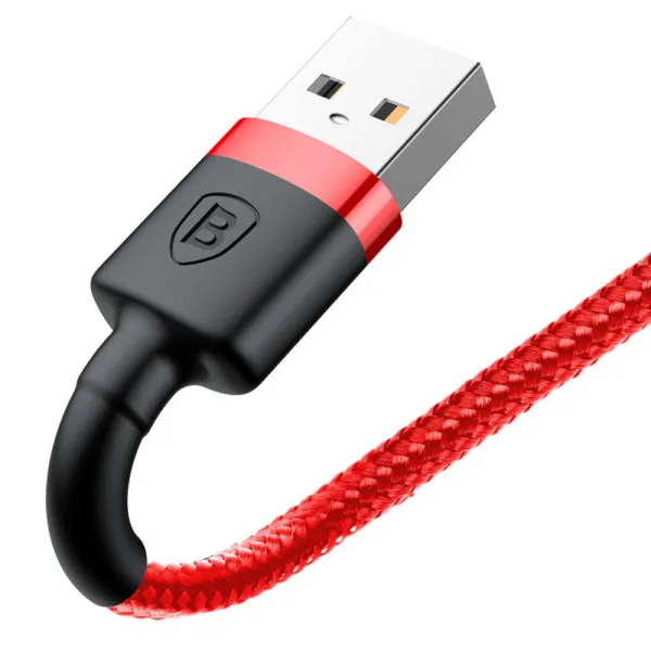 Дата кабель Baseus Cafule USB to Lightning 1.5A (2m) (CALKLF-C) — Красный — фото 2