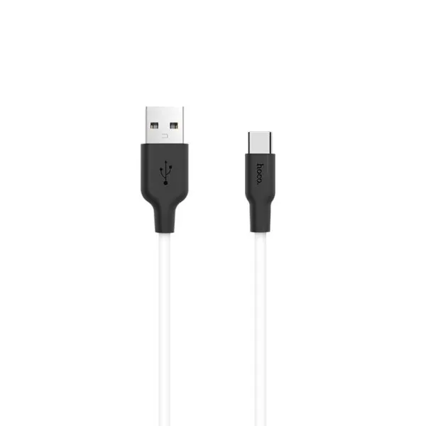 Дата кабель Hoco X21 Silicone Type-C Cable (1m) — Черный — фото 2