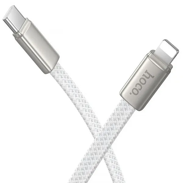 Дата кабель Hoco X125 Exceso Type-C to Lightning 30W (1m) — Белый — фото 2