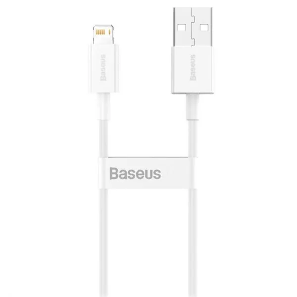 Дата кабель Baseus Superior Series Fast Charging Lightning Cable 2.4A (0.25m) (CALYS) — Белый Дата кабель Baseus Superior Series Fast Charging Lightning Cable 2.4A (0.25m) (CALYS) — Белый