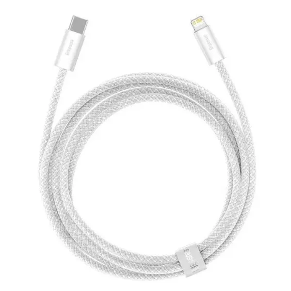 Дата кабель Baseus Dynamic Series Type-C to Lightning 20W (1m) (CALD000002) — Белый — фото 1