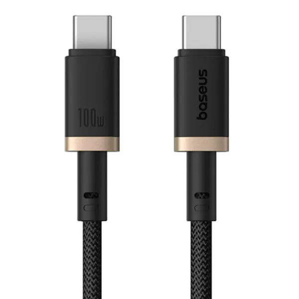 Дата кабель Baseus Dura Series Fast Charging Type-C to Type-C 100W (2m) (P10377803) — Золотой — фото 1