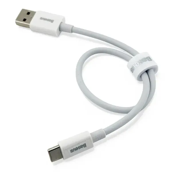 Дата кабель Baseus Superior Series Fast Charging USB to Type-C 100W (0.25m) (P10320102) — Белый — фото 3