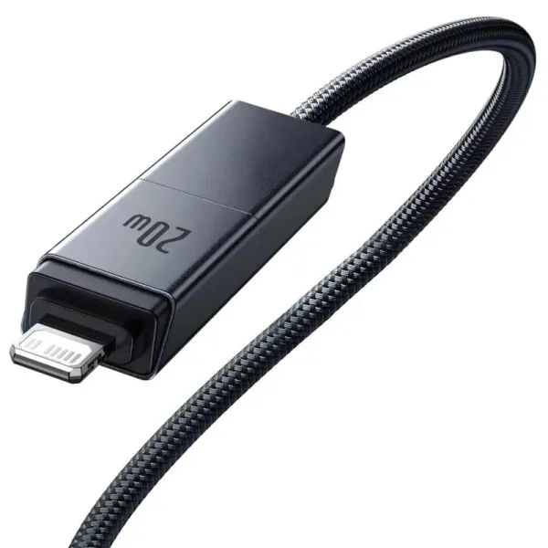 Дата кабель Baseus Versatile Two-for-Two USB/Type-C to Type-C/Lightning 60W (1m) (CB000162) — Черный — фото 5