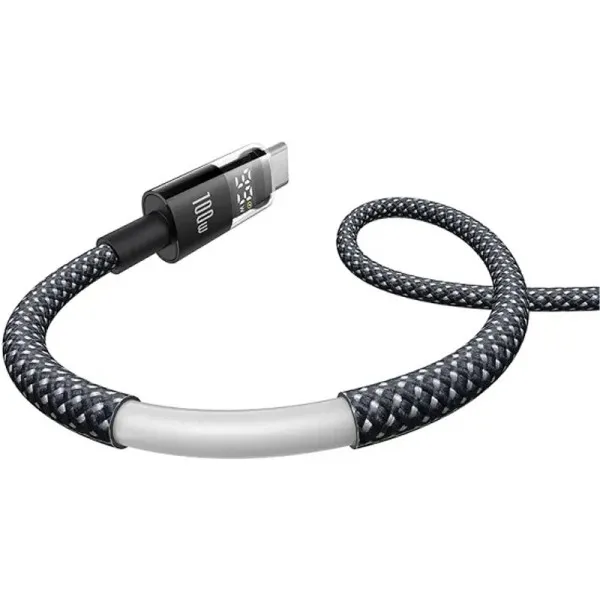 Дата кабель Baseus Display 2 Type-C to Type-C 100W (2m) (P10382702) — Черный — фото 4