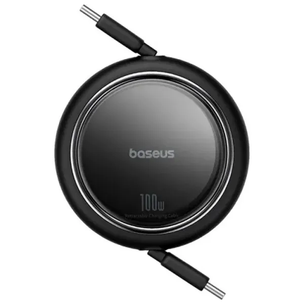Дата кабель Baseus Free2Draw Mini Retractable Type-C to Type-C 100W (1m) (P10364500) — Черный — фото 1