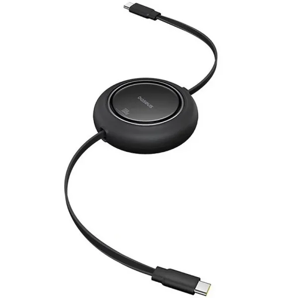 Дата кабель Baseus Free2Pull Mini Retractable Type-C to Type-C 100W (2m) (P10364500113) — Черный — фото 3