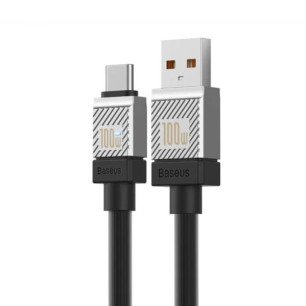 Дата кабель Baseus CoolPlay Series USB to Type-C 100W (1m) (CAKW00060) — Черный — фото 4