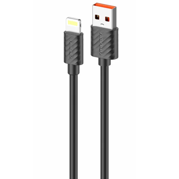Дата кабель Amaya L77 USB to Lightning 2A (1m) — Черный — фото 1