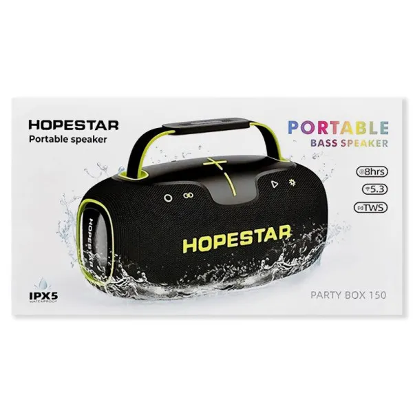 Bluetooth колонка Hopestar PartyBox 150 60W — Черный — фото 5