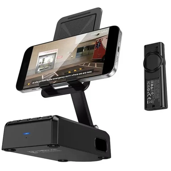 Bluetooth Колонка Hoco HC45 Wave 3W с подставкой для телефона и пультом управления — Черный — фото 3 Bluetooth Колонка Hoco HC45 Wave 3W с подставкой для телефона и пультом управления — Черный — фото 3