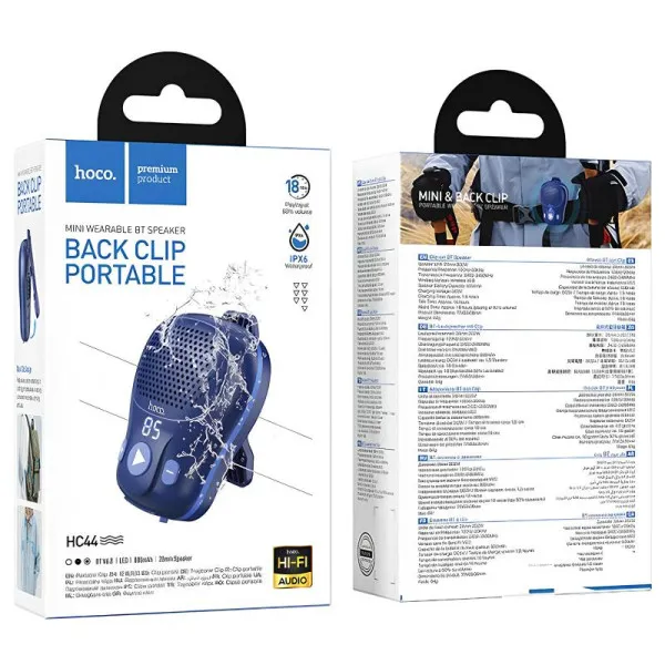 Bluetooth Колонка Hoco HC44 Star 2W — Blue — фото 3
