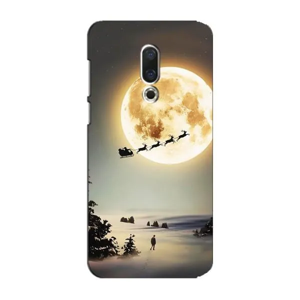 Чехол с принтом «Санта на луне» для Meizu 15 Plus Чехол с принтом «Санта на луне» для Meizu 15 Plus
