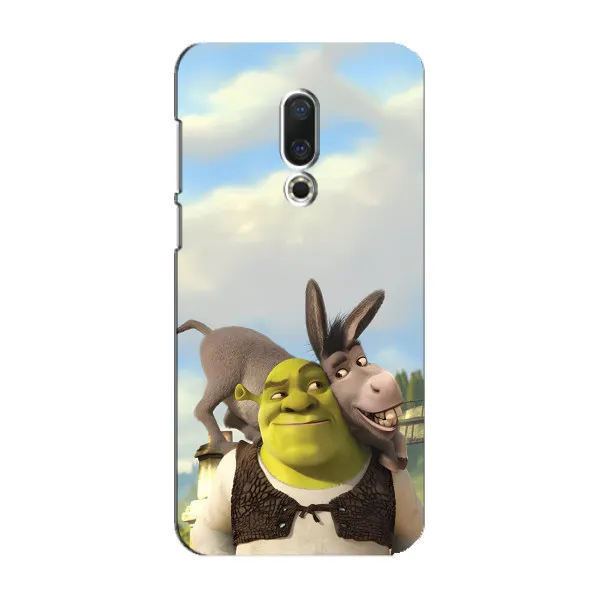 Чехол с принтом «Шрек и Осел» для Meizu 16 Plus