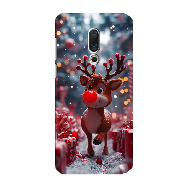 Чехол с принтом «Олень среди подарков» для Meizu 16 Plus