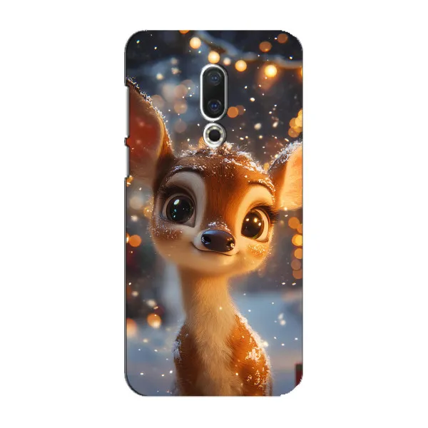 Чехол с принтом «Олененок среди гирлянд» для Meizu 16 Plus