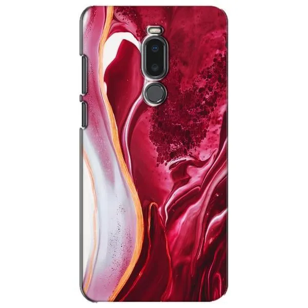 Чехол с принтом «Мрамор красный» для Meizu Note 8