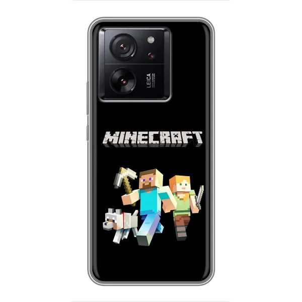 Чехол с принтом «герои Minecraft» для Meizu 22