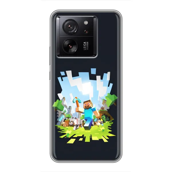 Чехол с принтом «персонажи Minecraft» для Meizu 22