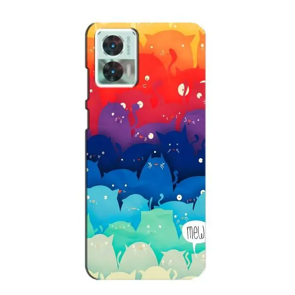 Чехол с принтом «Mew» для Motorola Edge 30 Neo