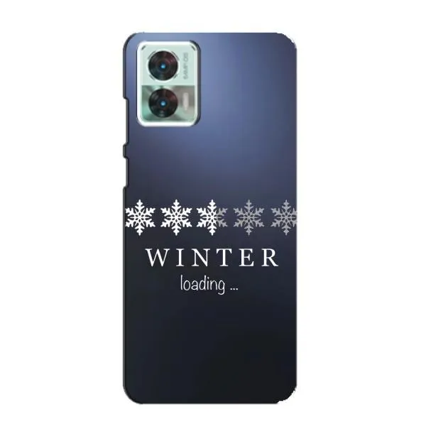Чехол с принтом «Winter loading» для Motorola Edge 30 Neo