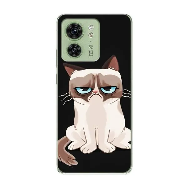 Чехол с принтом «Грустный кот» для Motorola Edge 40