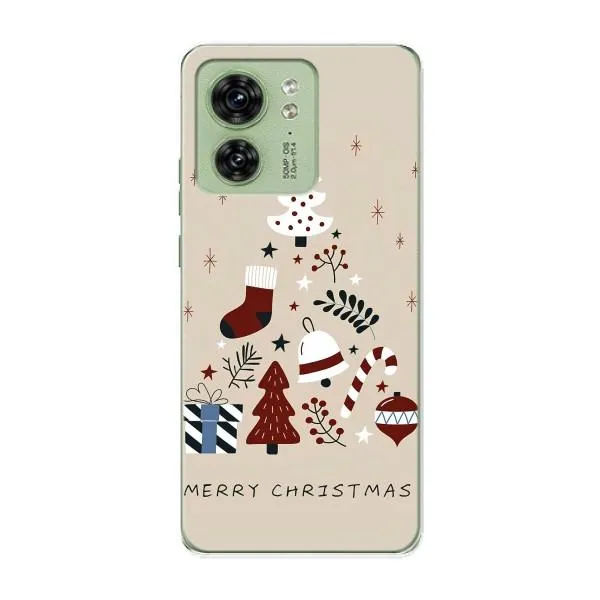 Чехол с принтом «Merry Christmas» для Motorola Edge 40 Чехол с принтом «Merry Christmas» для Motorola Edge 40