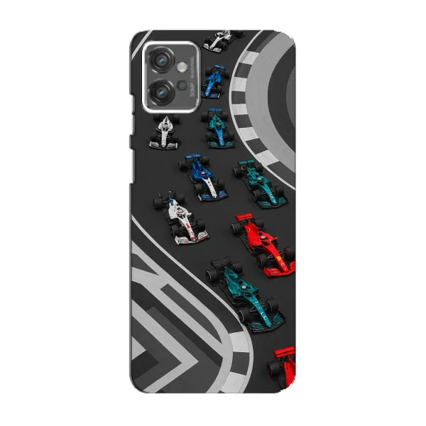 Чехол с принтом «Трасса Ф1» для Motorola MOTO G32