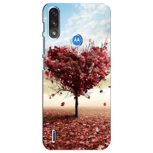 Чохол з принтом «Дерево серце» для Motorola E7 Power