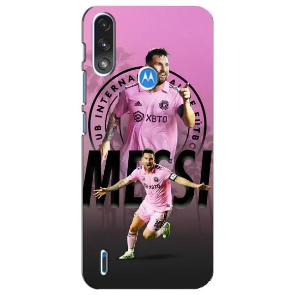Чехол с принтом «Messi Miami» для Motorola E7 Power
