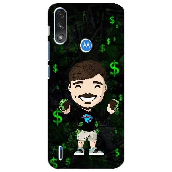 Чехол с принтом «Блогер Beast» для Motorola E7 Power Чехол с принтом «Блогер Beast» для Motorola E7 Power