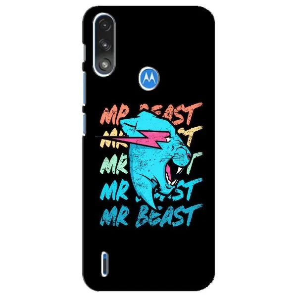 Чехол с принтом «logo Mr beast» для Motorola E7 Power Чехол с принтом «logo Mr beast» для Motorola E7 Power
