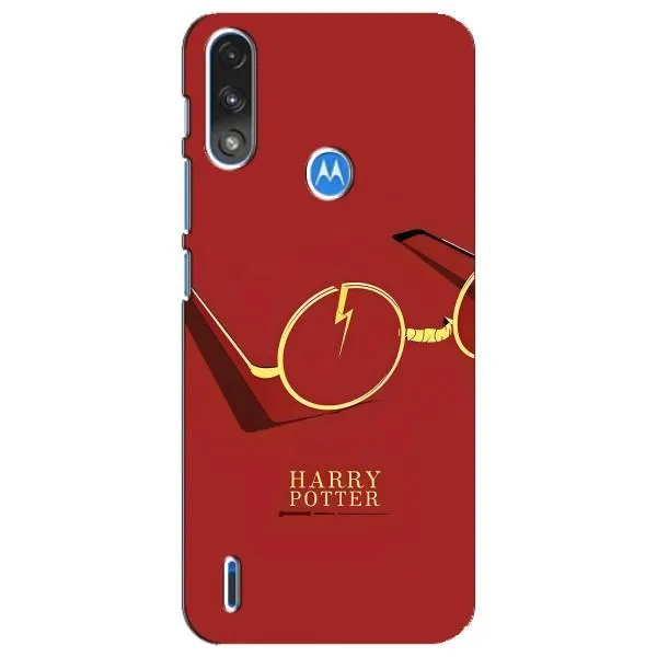 Чехол с принтом «очки Гарри» для Motorola E7 Power