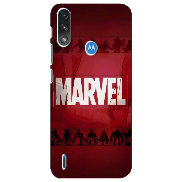 Чехол с принтом «MARVEL» для Motorola E7 Power