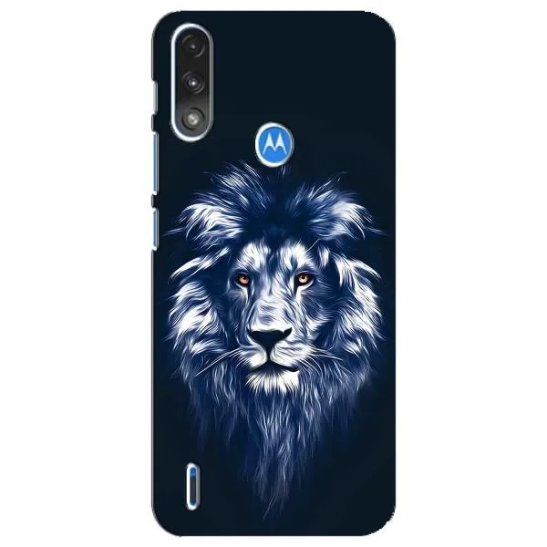 Чехол с принтом «Синий Лев» для Motorola E7 Power
