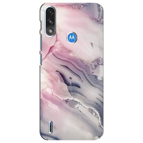 Чехол с принтом «Пурпурный Мрамор» для Motorola E7 Power Чехол с принтом «Пурпурный Мрамор» для Motorola E7 Power