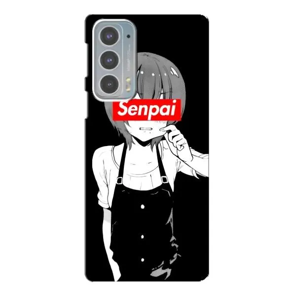 Чохол з принтом «Senpai» для Motorola Edge 20 Чохол з принтом «Senpai» для Motorola Edge 20