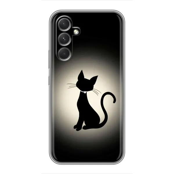 Чехол с принтом «Силуэт котика» для Motorola Edge 30