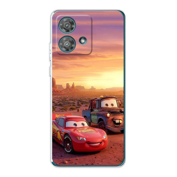 Чохол з принтом «Маквін та Сирник» для Motorola Edge 40 Neo Чохол з принтом «Маквін та Сирник» для Motorola Edge 40 Neo