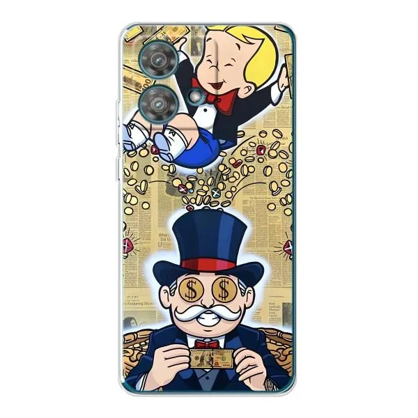 Чехол с принтом «Монополия Мен» для Motorola Edge 40 Neo Чехол с принтом «Монополия Мен» для Motorola Edge 40 Neo