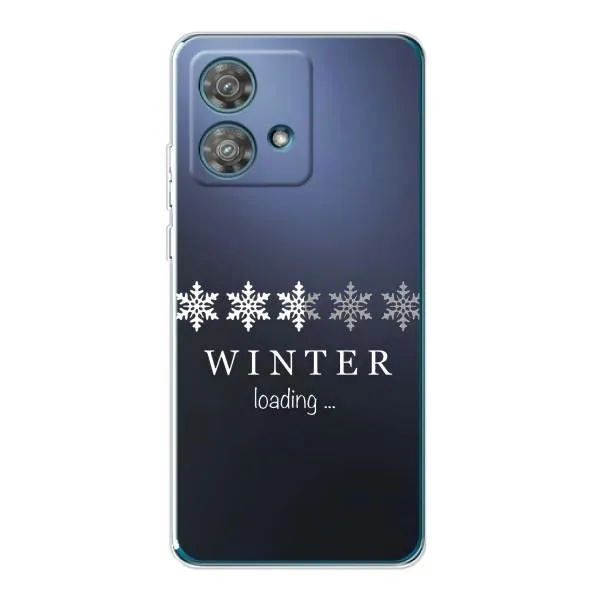 Чехол с принтом «Winter loading» для Motorola Edge 40 Neo